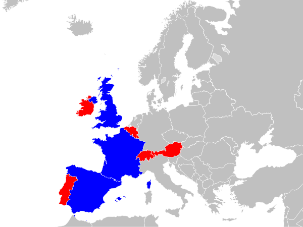 Страны-участники Евромиллионов