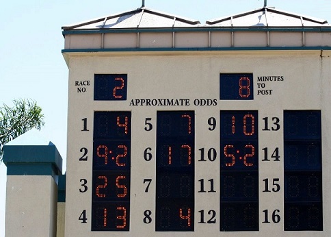 Tote Board parimutual betting